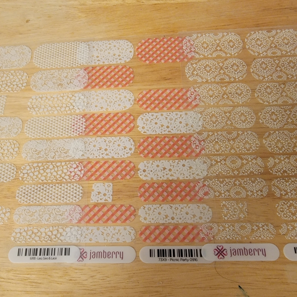 Jamberry nail wrap lot